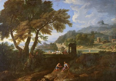 Landschap door Gaspard Poussin Dughet